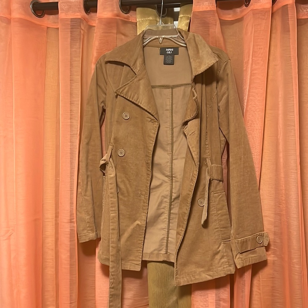 tan corduroy jacket with buttons
